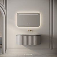 Belgravia Vanity Unit & Stone Basin 1000mm Sabbia Grigio Oak